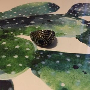 sterling owl ring size 9